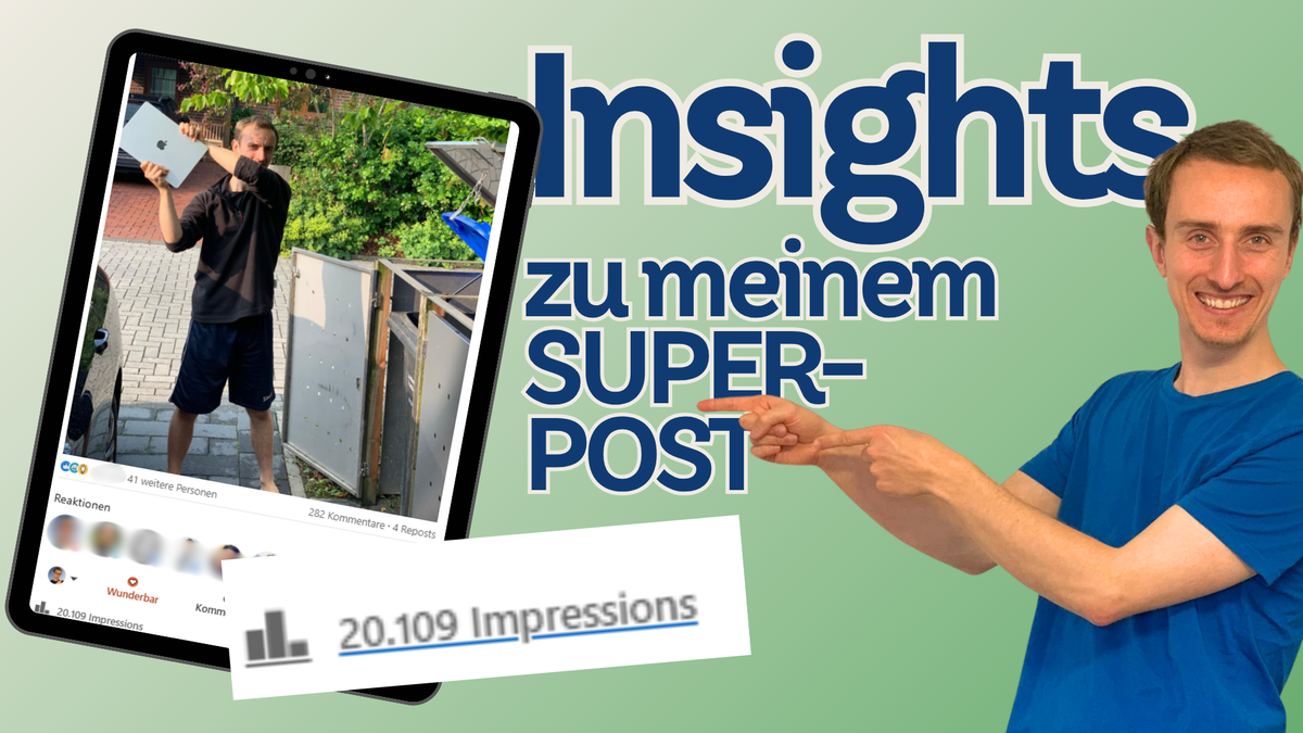 LinkedIn Impression: 20.000 mit einem Post