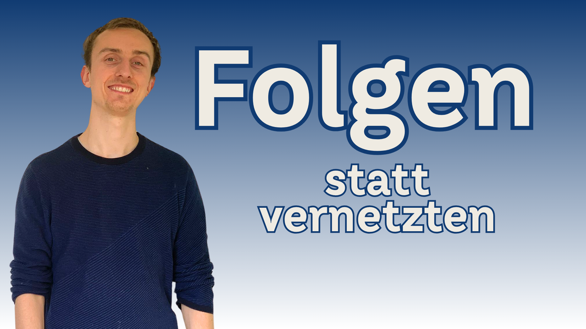 LinkedIn folgen einstellen